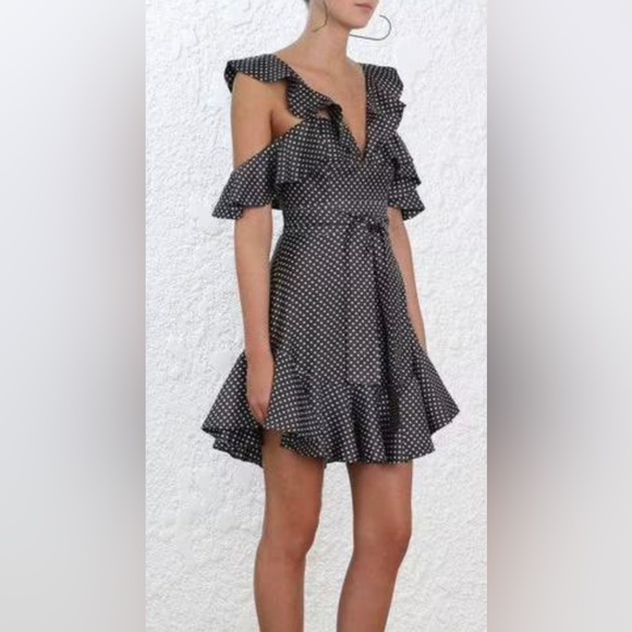 ZIMMERMANN POLKA DOT V NECK DRESS SIZE 0
Never worn - brand new with tag - Picture 2 of 4